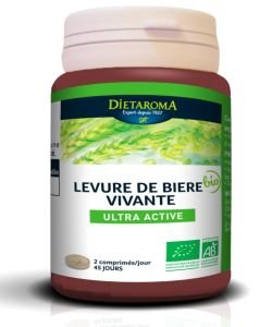 Levure de bière vivante BIO, 90 comprimés